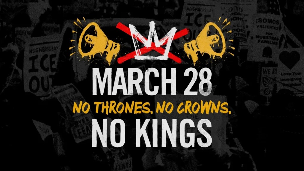 No kings march mass protest