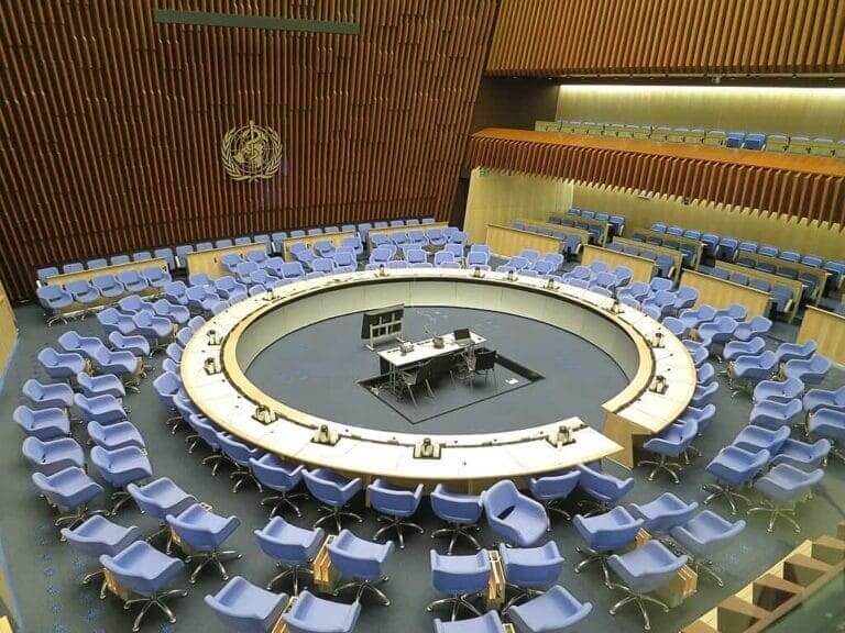 WHO executive boardroom