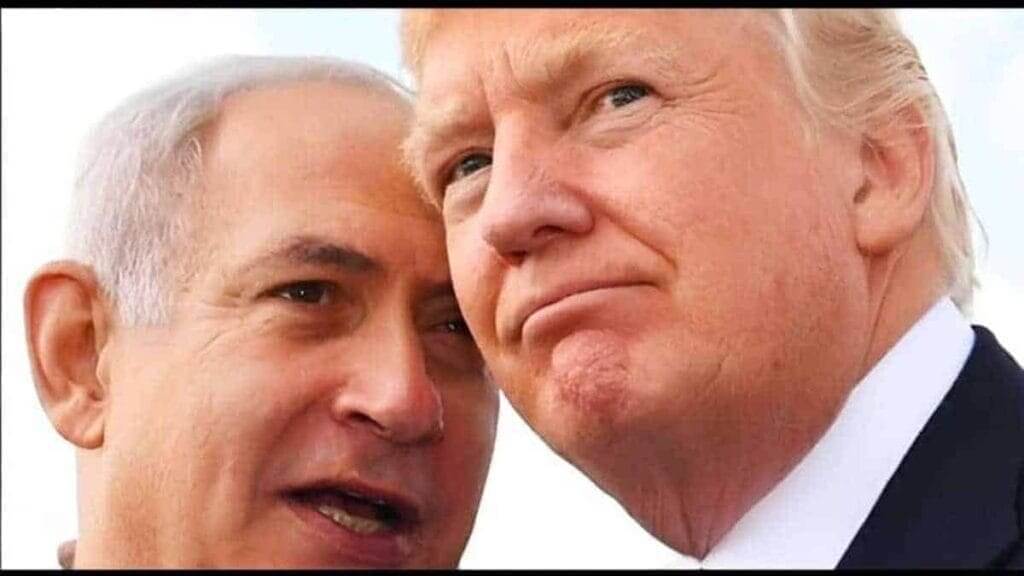Benjamin Netanyahu and Donald Trump