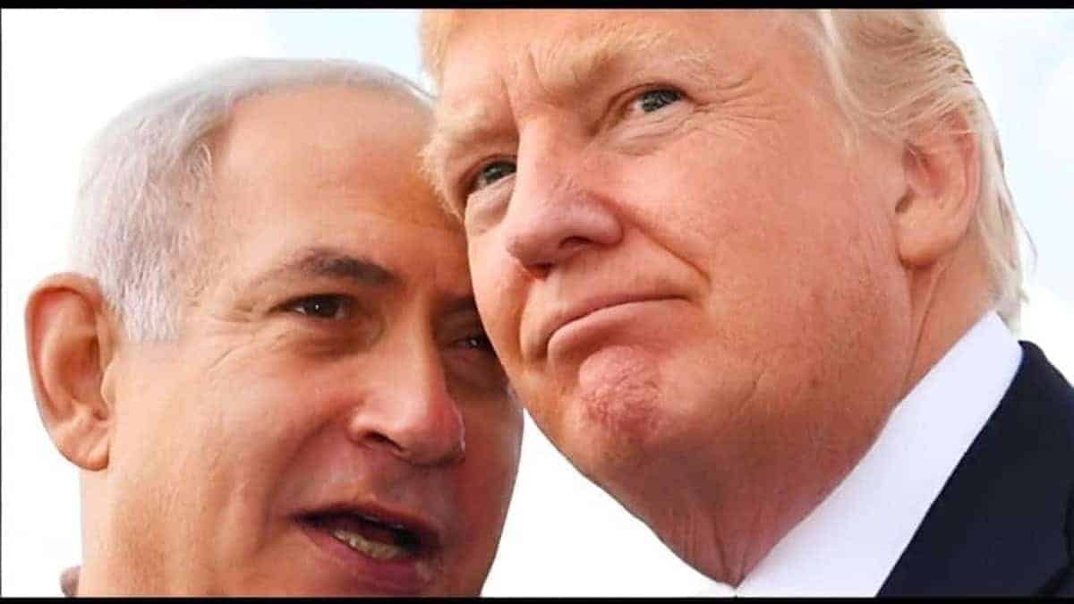 Benjamin netanyahu and donald trump