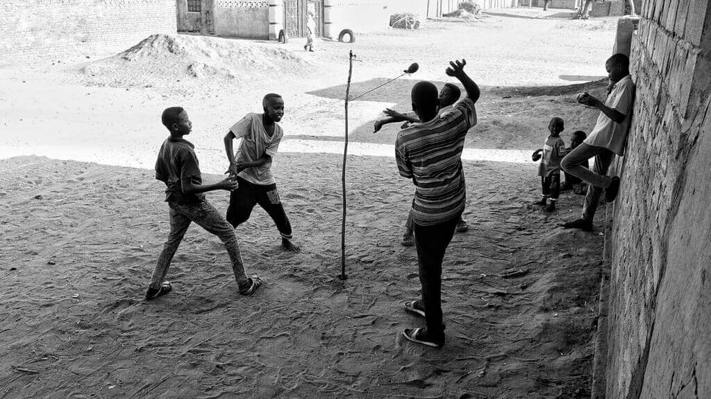 Children playing in Sudan
