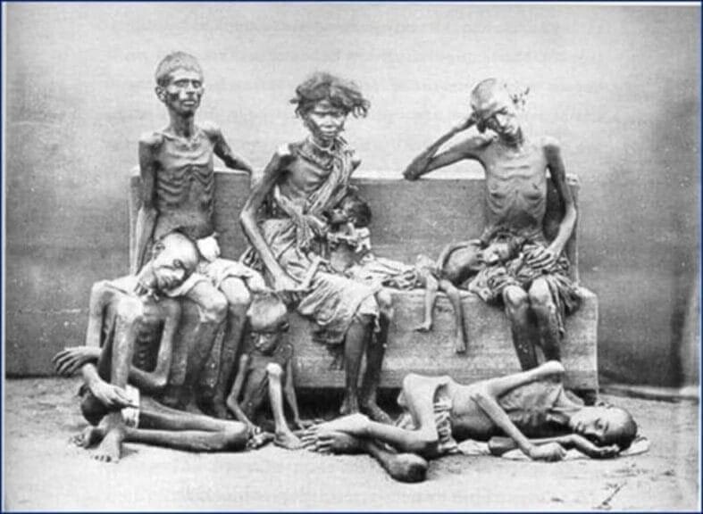 People living in India during the Great Famine