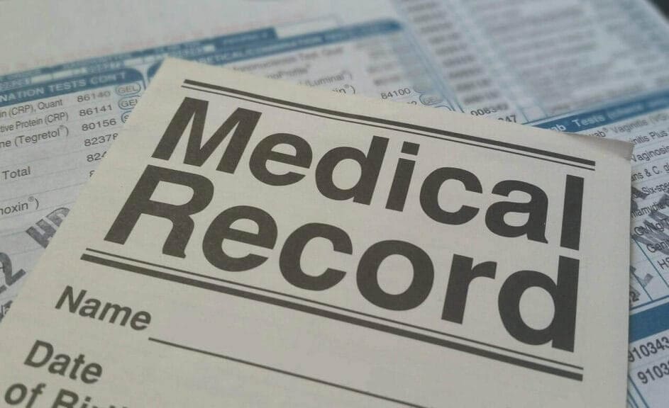 Paper medical records