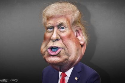 Donald trump caricature
