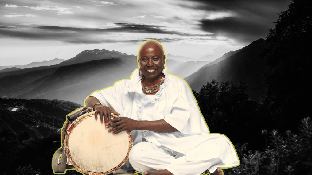 Linda jones, african drummer