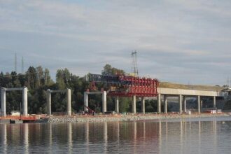 Bridge under construction
