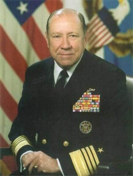 Chairman of the Joint Chiefs Admiral William Crowe