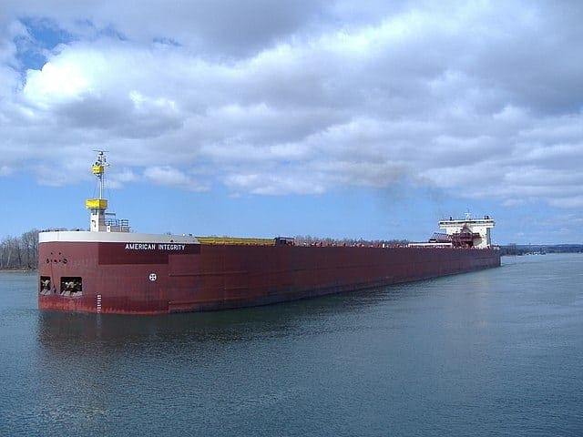 Great Lakes Shipping barge