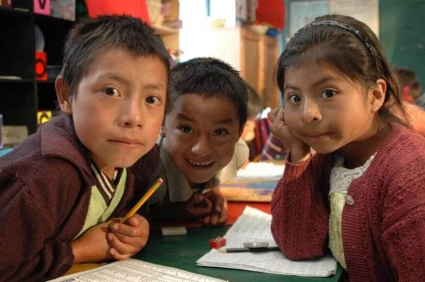 Foreign aid helps with education projectssblike this school in Guatemala