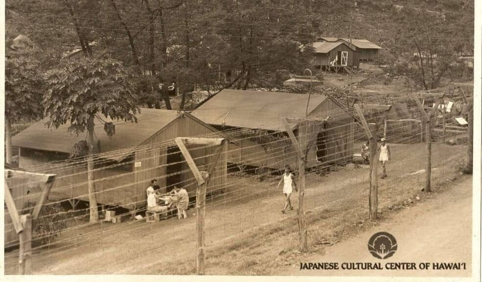 Japanese internment camp in 1798
