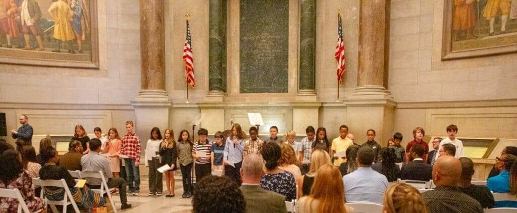 National archives building constitution day