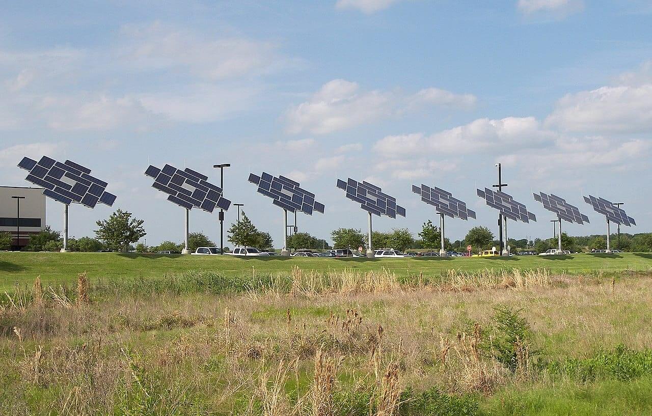 Solar array of a company in austin, texas