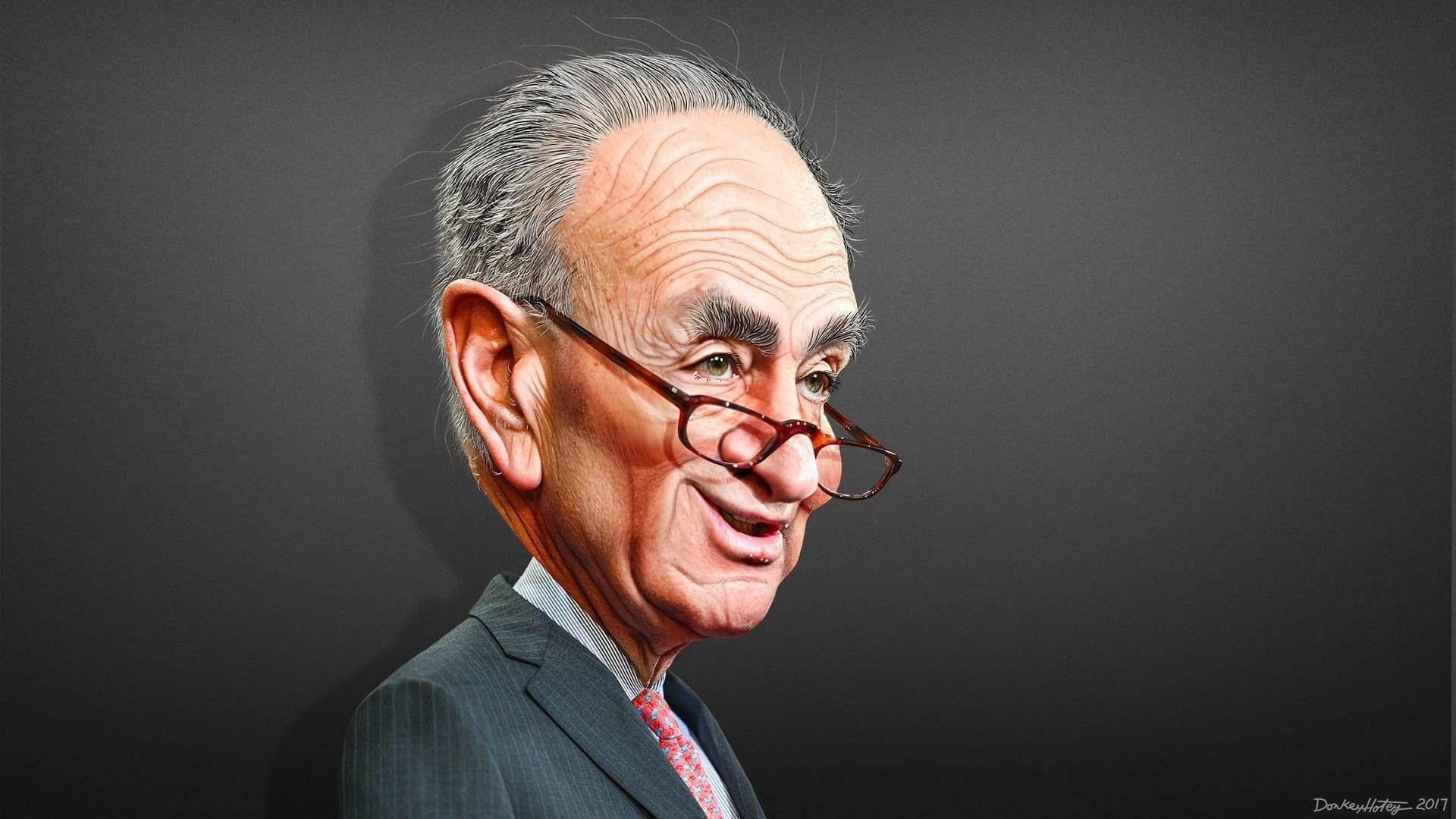 Chuck schumer caricature