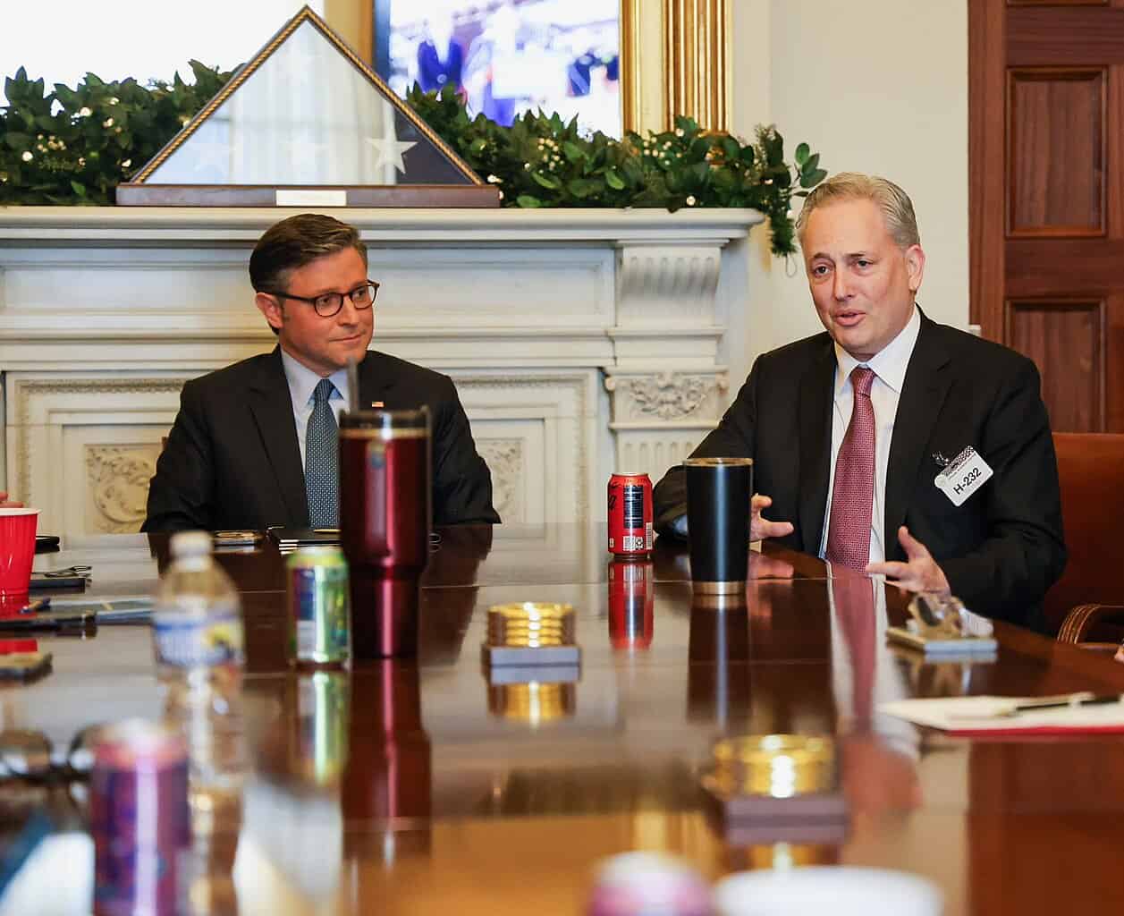 Speaker mike johnson and trump’s crypto czar