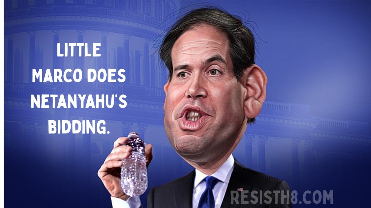 Caricature of marco rubio