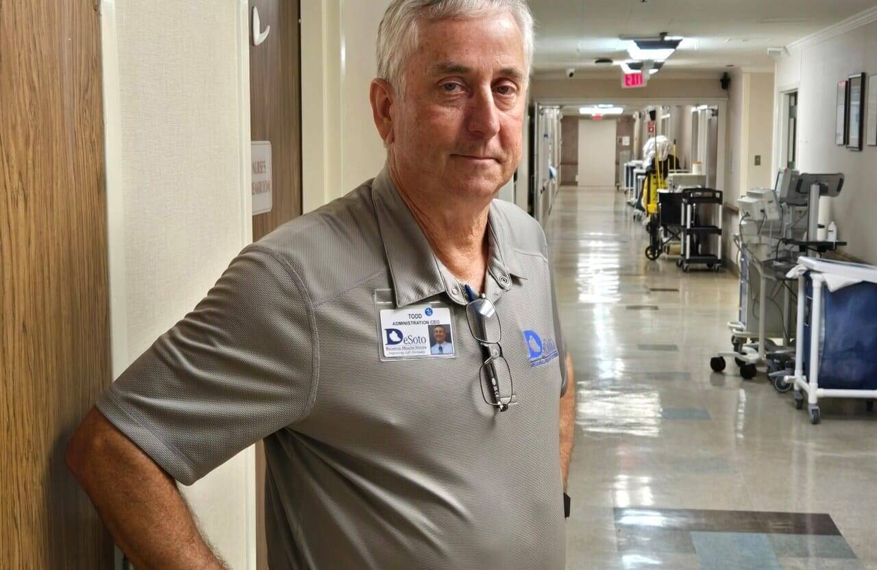 Manager of a regional health system in louisiana