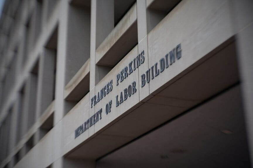 Labor Department building in D.C.
