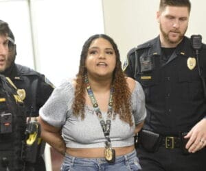 A woman who was arrested at the marjorie taylor greene town hall