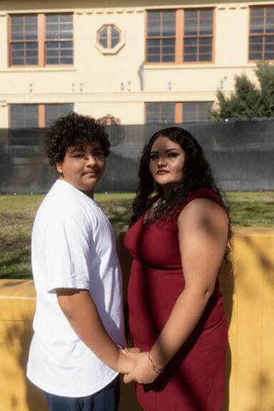 Angélica reyes and her son now that he’s older