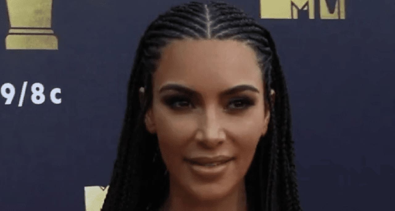 Cultural appropriation kim kardashian with braids in her hair