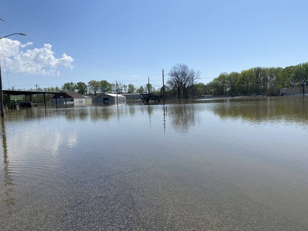 Flooding after storms in tennessee
