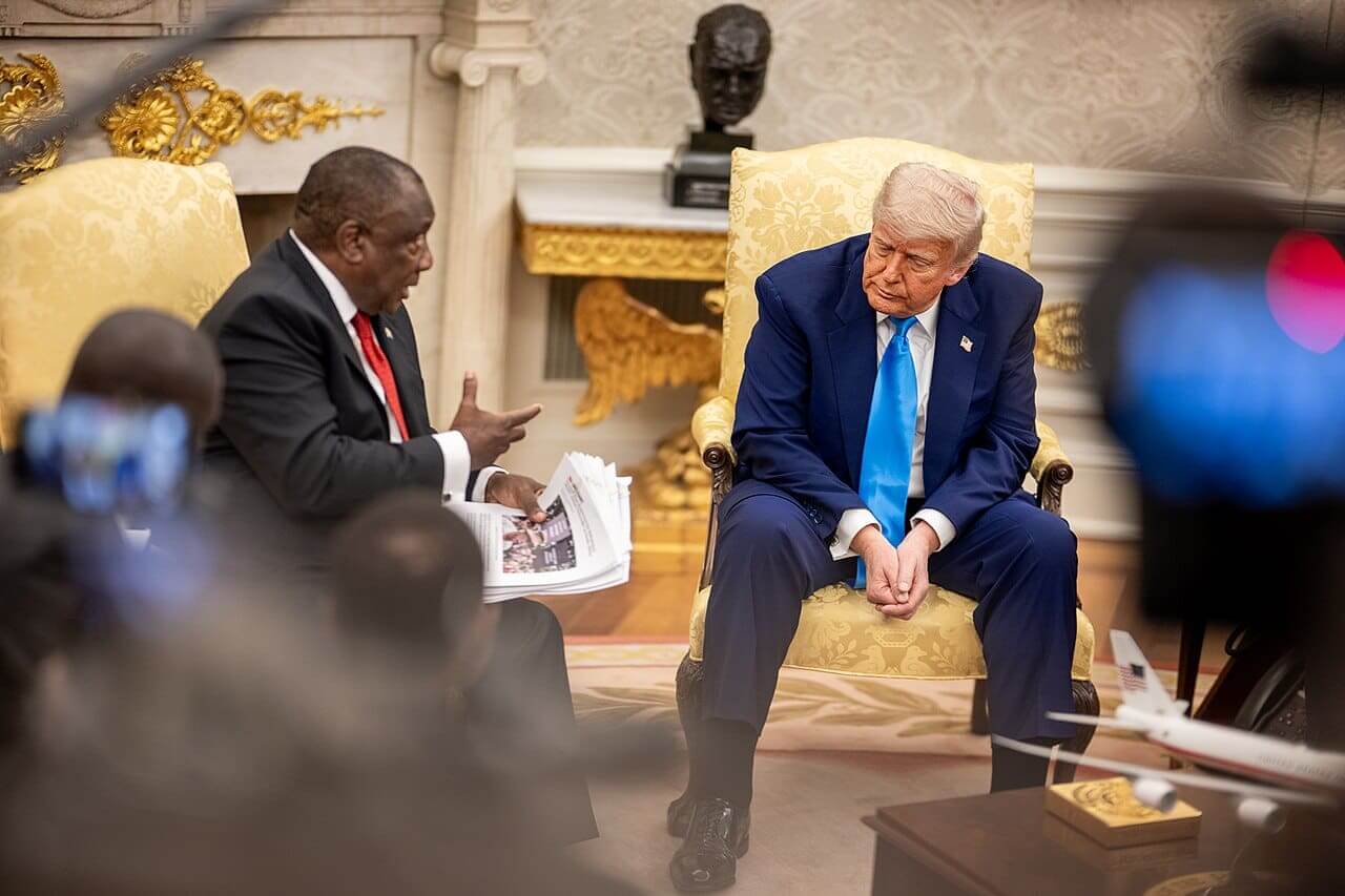 Trump claims of white genocide in south africa