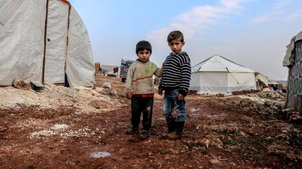 Protected status helps refugees like these syrian boys fleeing dangerous situations.