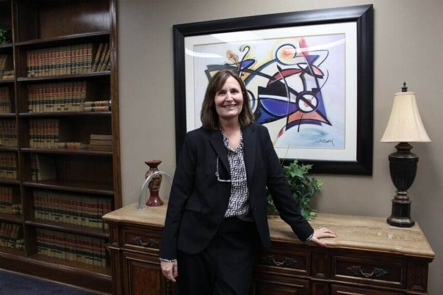 Jennifer lorentz in her office