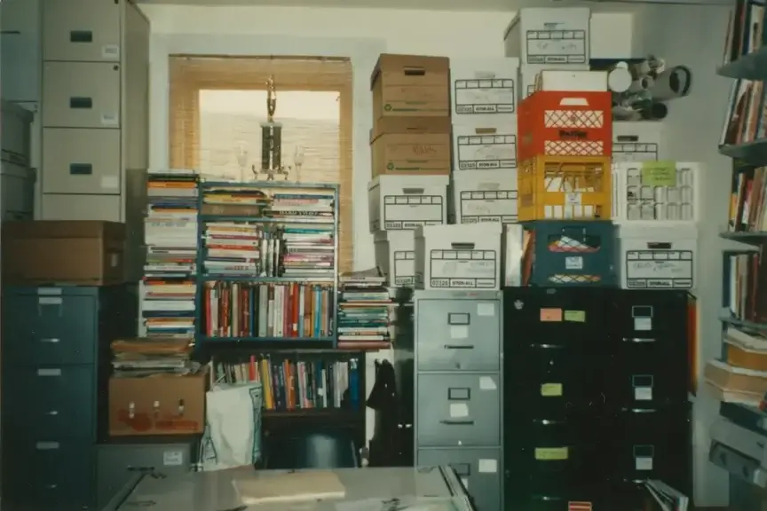 Crazy ladies bookstore office