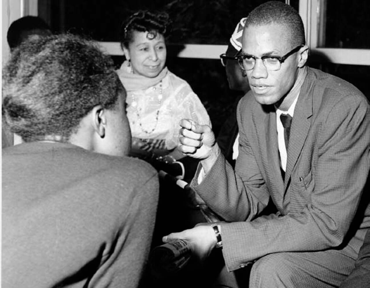 Malcolm x in a conversation