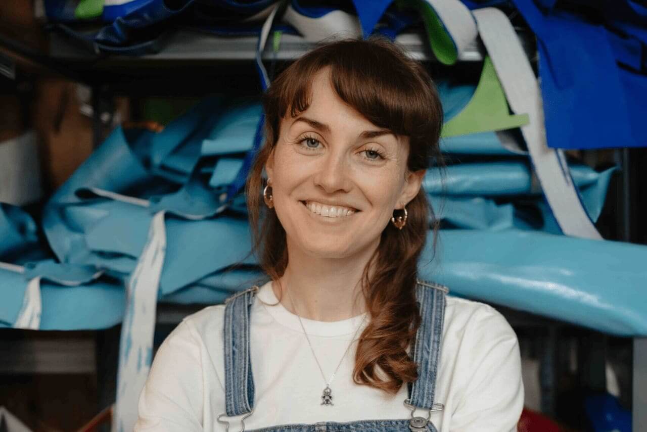 Siofra caherty in her design shop