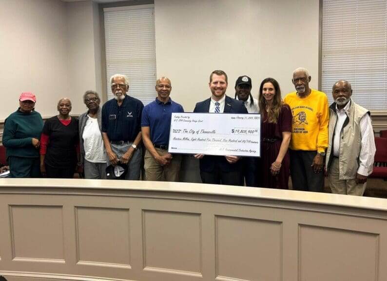 Cuts epa grants thomasville city staff group photo