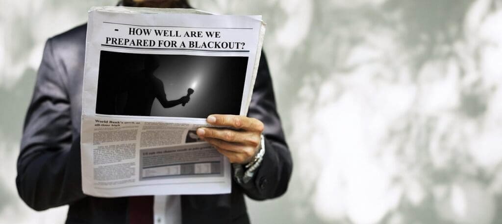 Blackouts in venezuela newspaper story