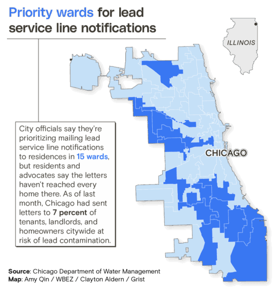 Chicago lead pipes map