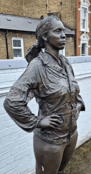 Statues of women in london