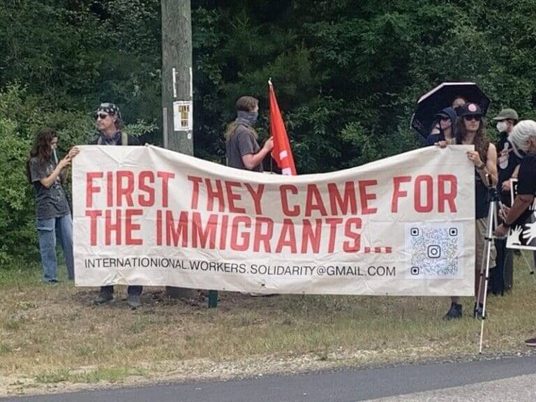 Ice protest in michigan