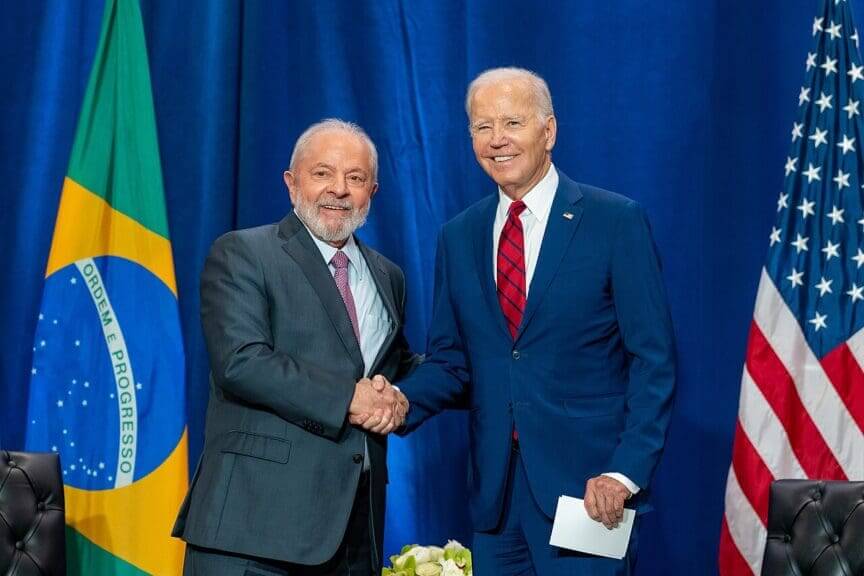 President joe biden met with brazil’s president lula da silva