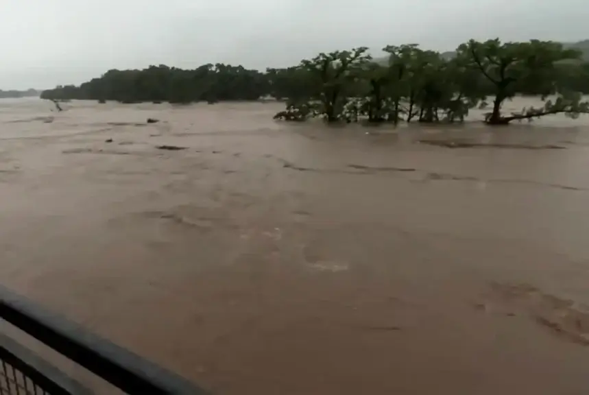 Texas flash floods in hill country