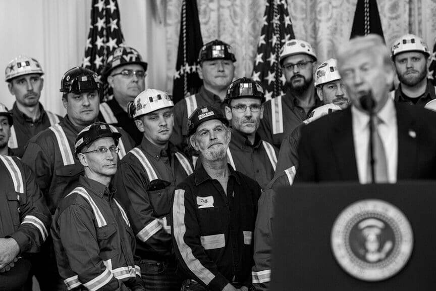 President donald trump signs executive actions to support the coal industry at an unleashing american energy executive order event, tuesday, april 8, 2025, in the east room of the white house.