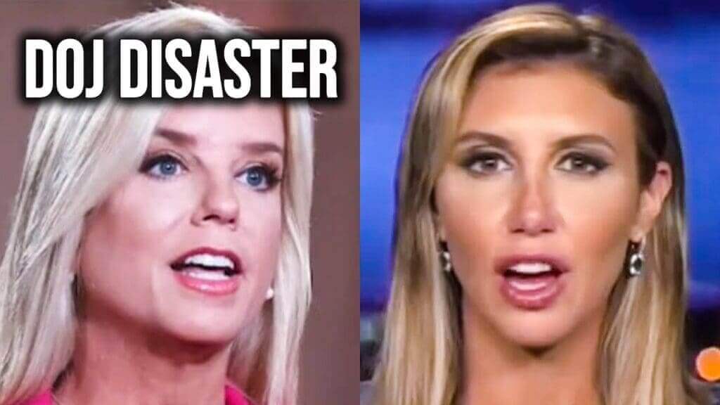 Pam Bondi and Alina Habba