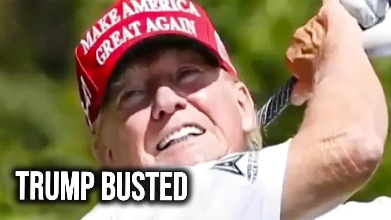 Trump roasted over humiliating video showing him cheating at golf