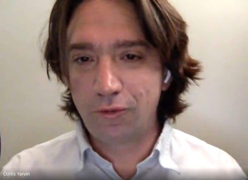 Who is curtis yarvin? A screenshot of him in color