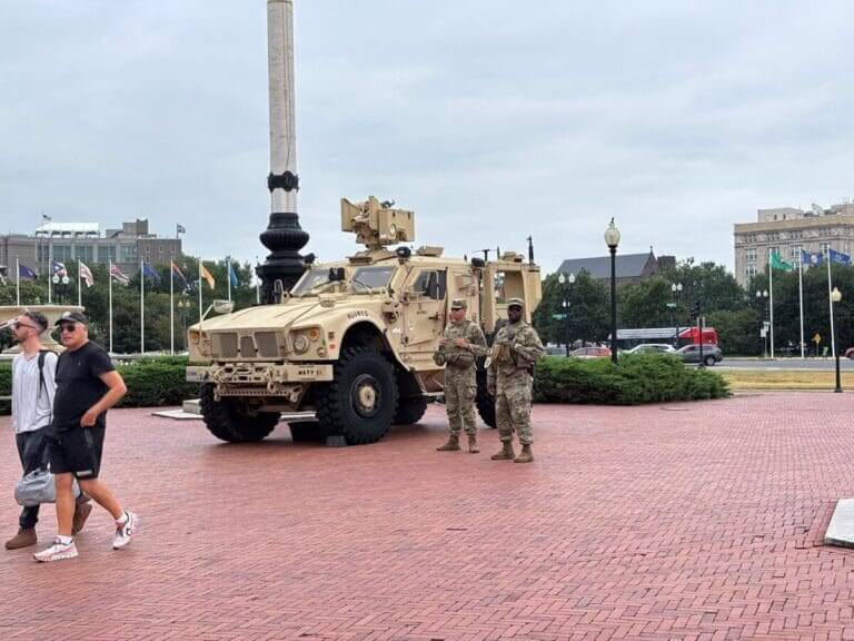 Cost to send the national guard to cities in dc