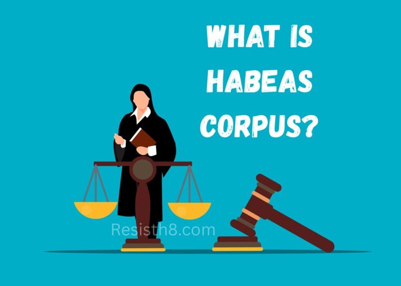 Illustration of a judge and gavel. Habeas corpus