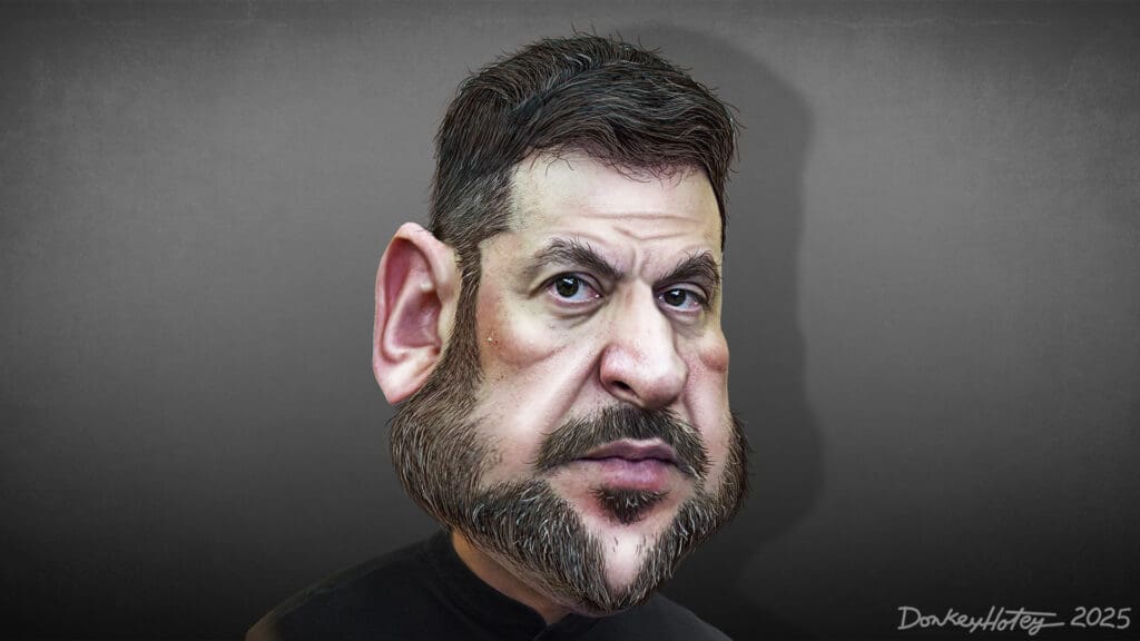 Caricature of zelenskyy. Zelenskyy meeting with trump