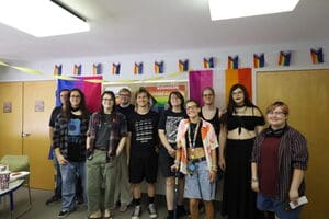 The kennesaw pride alliance hosted a soft launch for their new pride center at the end of july. Their grand opening is scheduled for friday aug. 22 from 1-5 p. M.