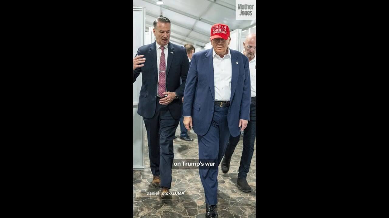 Donald trump touring alligator alcatraz