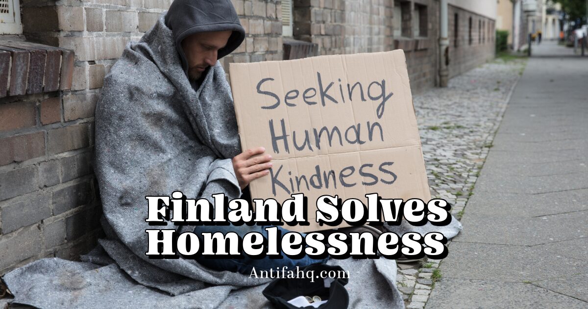 Finland solves homelessness title image