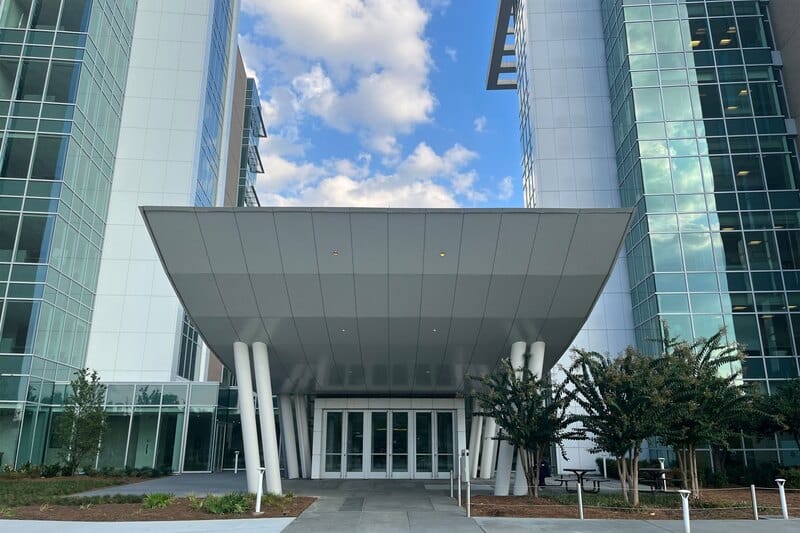 Vaccine meeting at cdc entrance