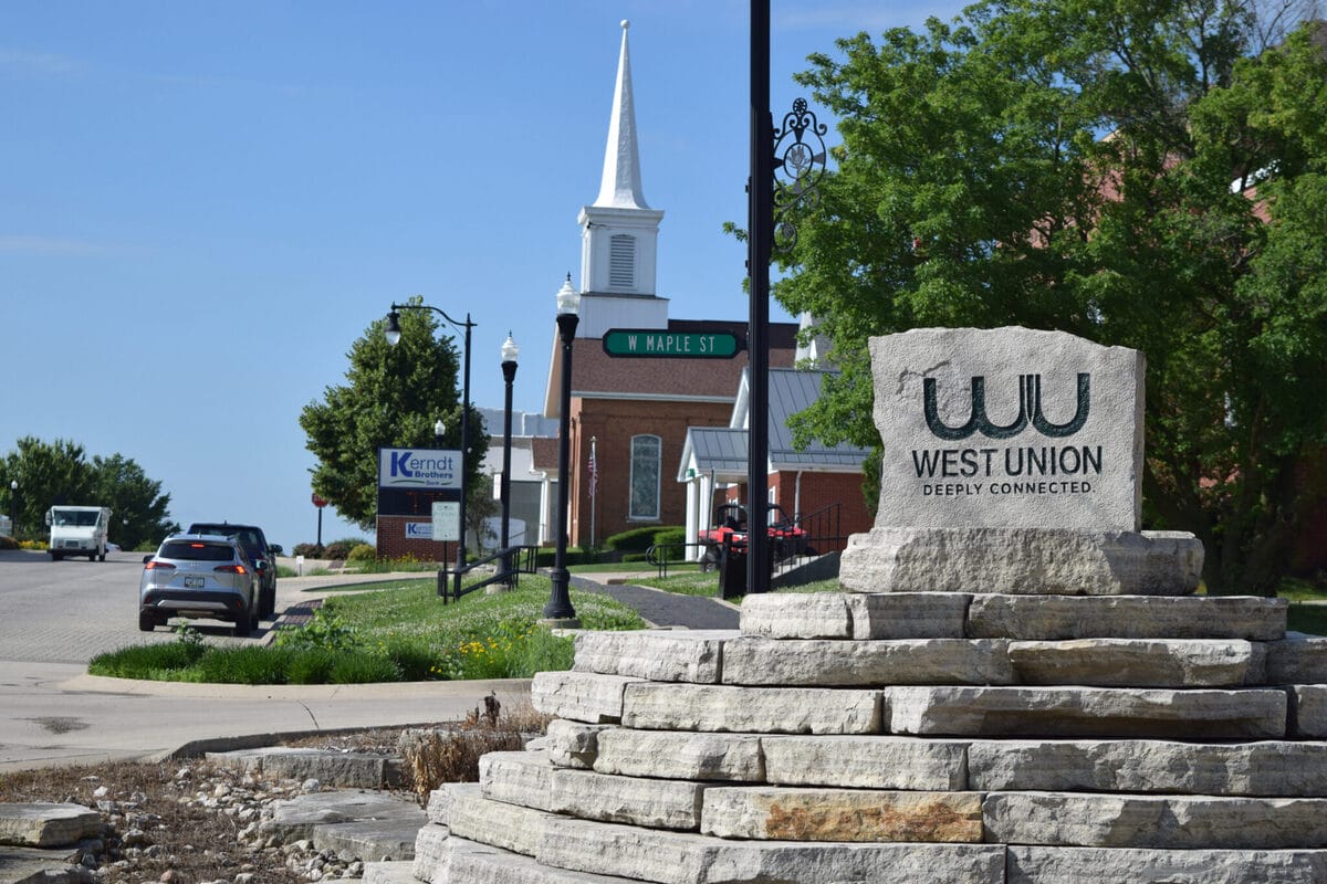 Town with a geothermal network